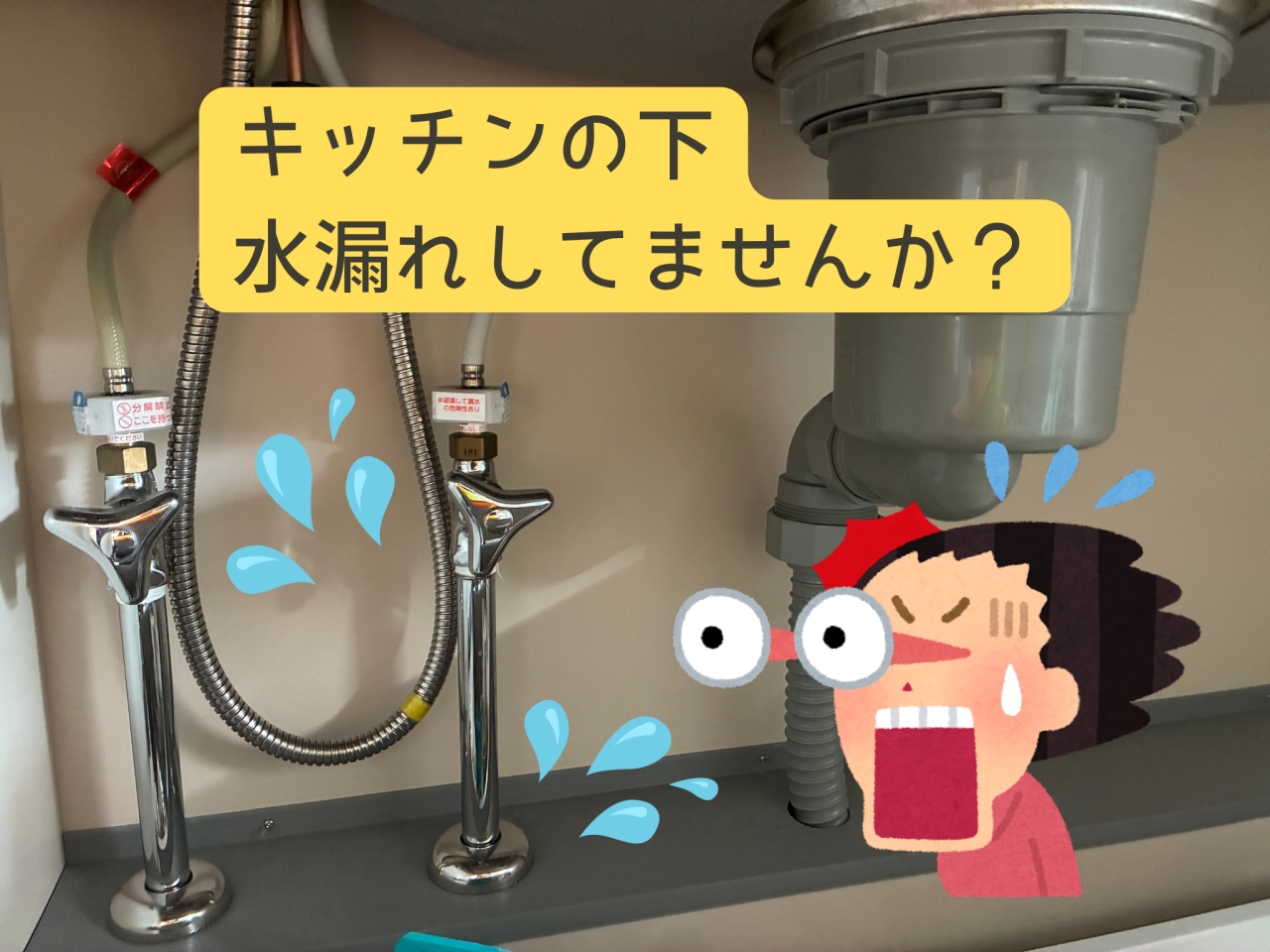 キッチンの水漏れ注意報！